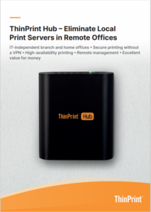 ThinPrint Hub Flyer EN Promo