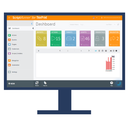 Erstellen Sie mit ScriptRunner for ThinPrint Skripte per webbasierter GUI