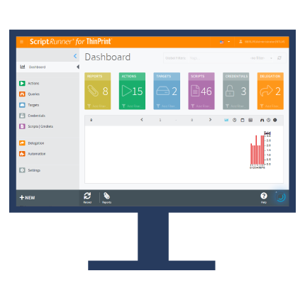 Erstellen Sie mit ScriptRunner for ThinPrint Skripte per webbasierter GUI