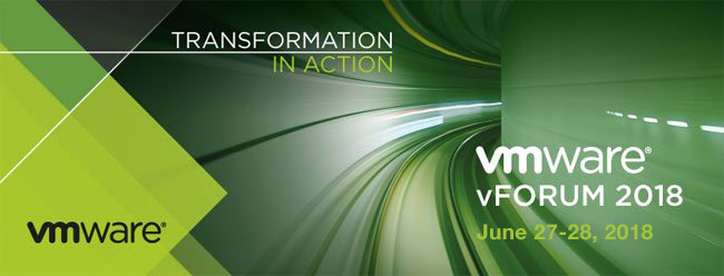 VMware vForum 2018, June 27-28, 2018, Hanau, Germany