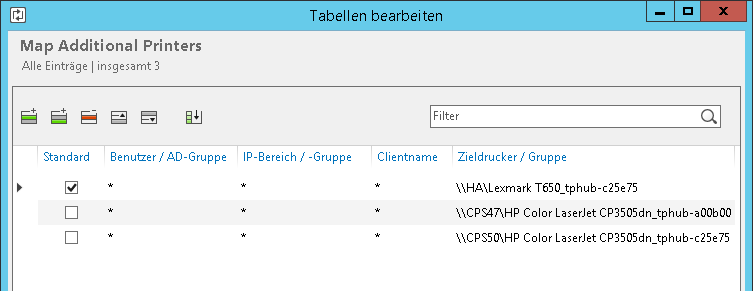 Immer die richtigen Drucker dank automatischer Druckerzuweisung 