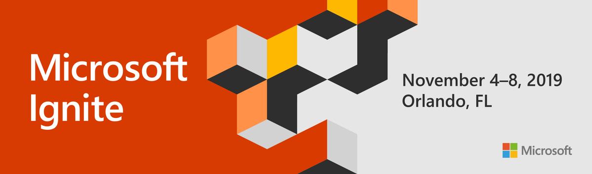 Event Banner Microsoft Ignite 2019