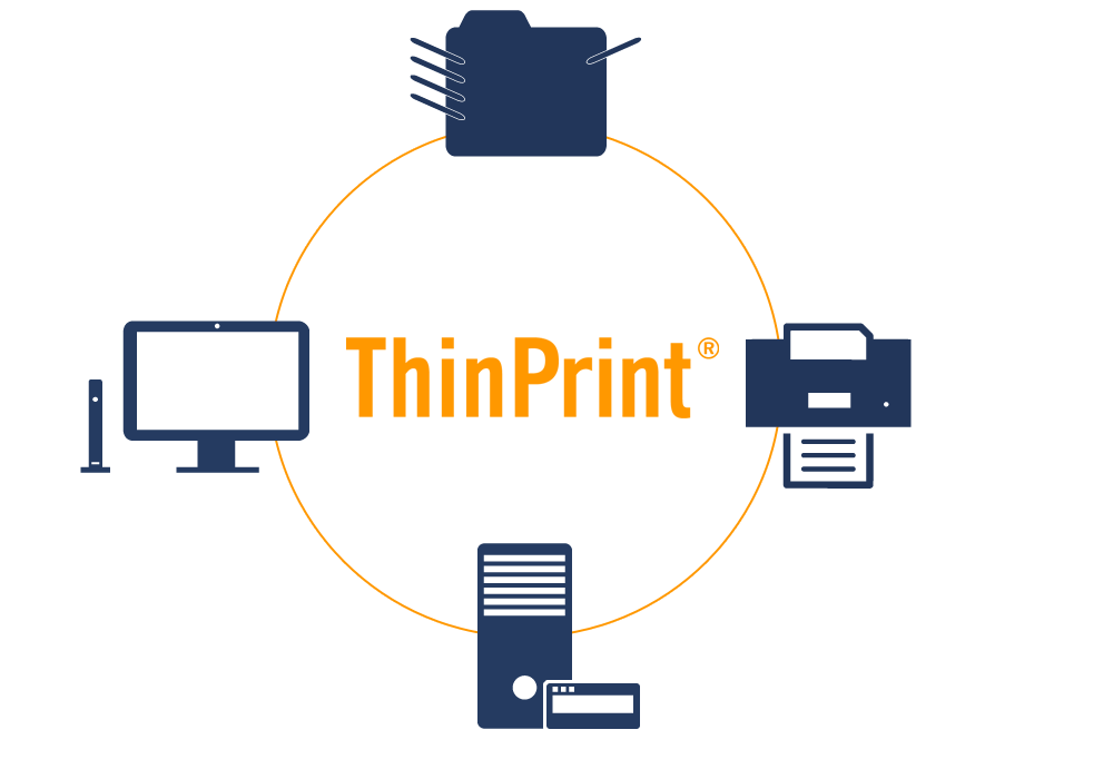 Dispositivos compatibles con ThinPrint