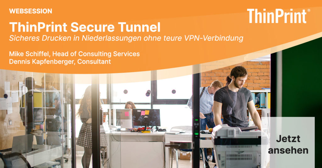 Websession ThinPrint Secure Tunnel
